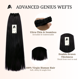 Genius Wefts 60grams 28inches #1B