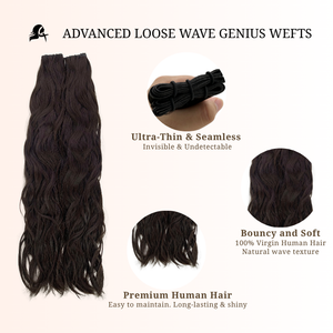 Genius Wefts Loose natural wave 60grams 18inches #2