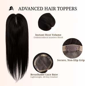 Topper 5*5inch mono base 65grams 14inches #1B  