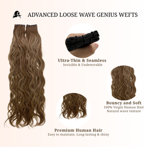 Genius Wefts Loose natural wave 60grams 22inch T4-P4/18