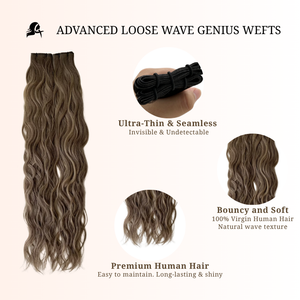 Genius Wefts Loose natural wave 60grams 22inch T8N-P8N/18