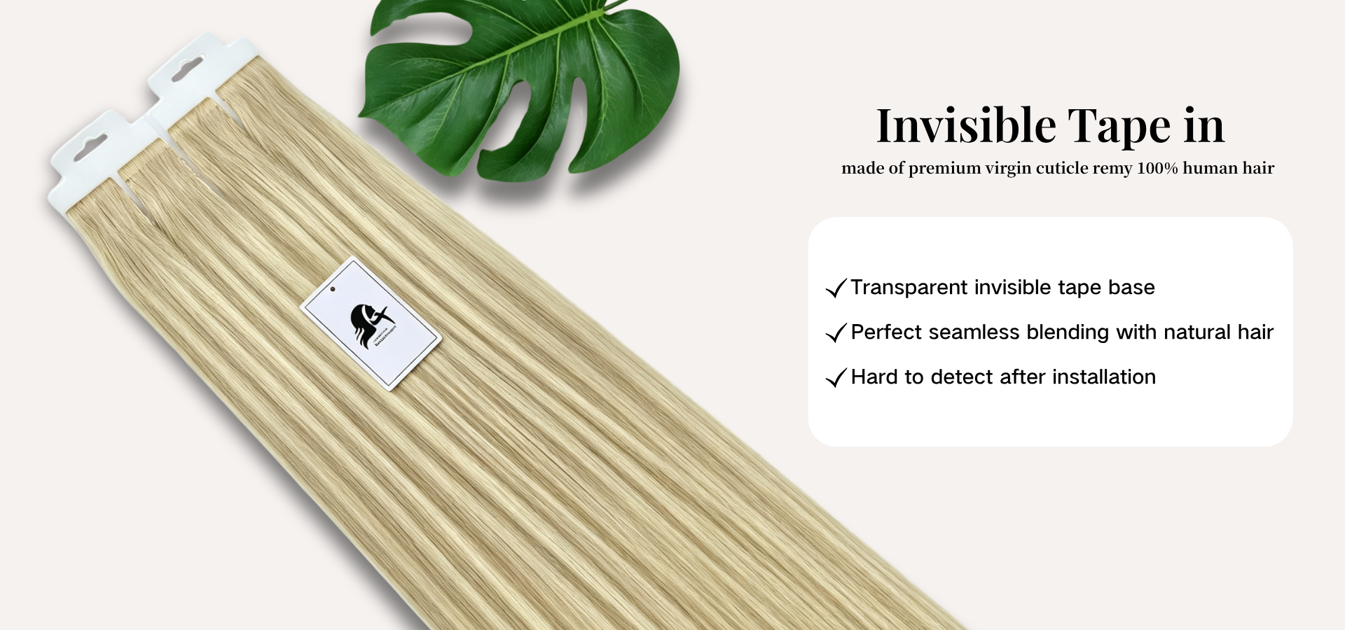 Invisible tape in
