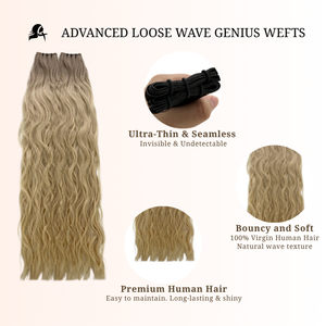 Genius Wefts Loose natural wave 60grams 18inches T7-60A