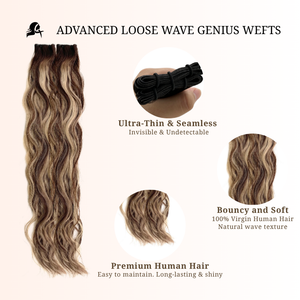Genius Wefts Loose natural wave 60grams 18inches T3-P3/18/60A