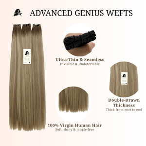Genius Wefts 60grams 16inches T4-P9/18/60